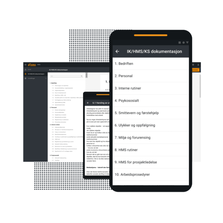 HMS/KS Mobilt ordresystem med mange integrasjoner